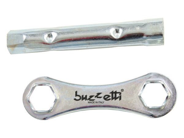 BUZZETTI Zündkerzenschlüssel SW 16 + 18 mm Länge 140 mm