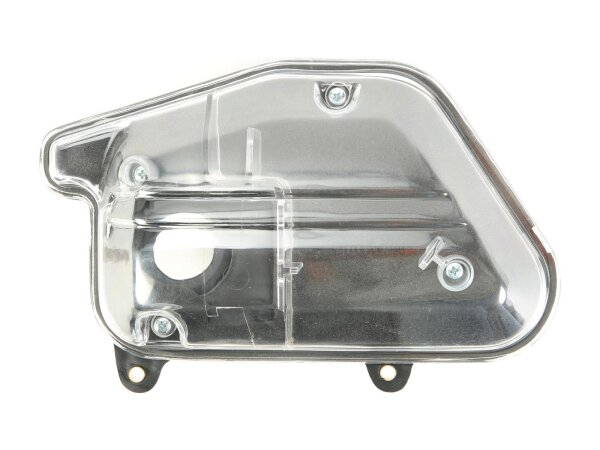 Luftfiltergehäuse, transparent