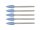 PROXXON Polierstift-Set Elastischer Silikonpoliere Geschossform,