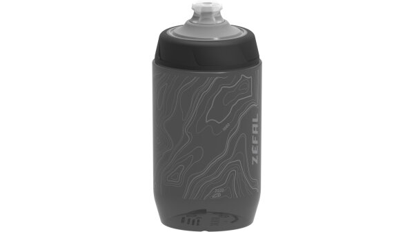 ZÉFAL Trinkflasche "Sense Pro" 500 ml, Kunststoff  schwarz / grau
