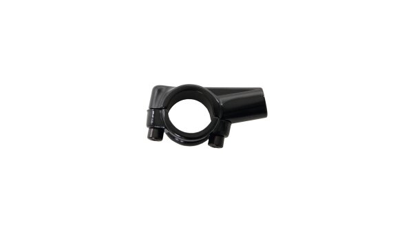 Spiegelschelle 2-teilig schwarz, 10 mm