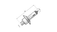 Scheinwerferlampe H4 Halogen, Sockel P43t SPAHN...