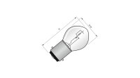 Scheinwerferlampe Sockel BA20d SPAHN, 6 V 35/