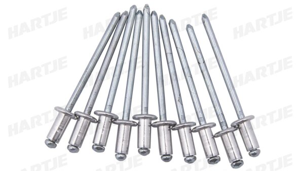 DRESSELHAUS Blindniete Alu/ Stahl, Standard (Flach 4,0 x 8 mm, Ab