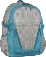 CEEVEE Backpack OXFORD  HORIZON grey/turquoise