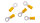 Ringverbinder Isolierte Quetschverbinder Querschnitt: 4,0 - 6,0 mm², Steckermaß: 6,5 mm / M6, gelb (DRESSELHAUS) Abgabe nur in Packung zu 5 Stück, Preis per Packung