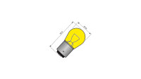 Kugellampe Sockel BA15s, Blink- und Bremslichtlamp SPAHN, 12 V 21