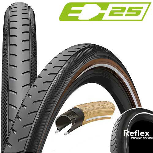 40-635 RIDE Classic, E-25, Draht, Reflex schwarz/braun, Continental, 0101564