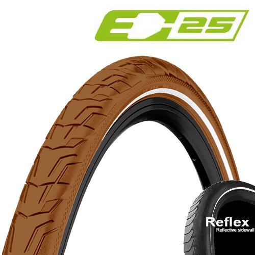 47-622 RIDE City, E-25, Draht, Reflex braun, Continental, 0101608