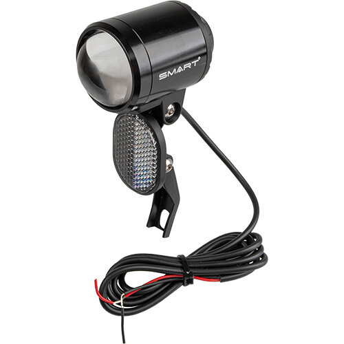 E-Bike-Scheinwerfer Elite 100, mit K~, Smart, LED, schwarz, DC 6-15V, Messingschlager, 461652