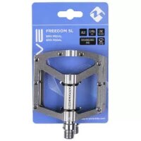 Plattform Pedale Freedom SL Alu , M-Wave, titangrau, Messingschlager, 313341