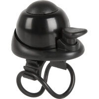 Glocke Mini Bella Dome, schwarz, Messingschlager, 420063
