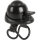 Glocke Mini Bella Dome, schwarz, Messingschlager, 420063