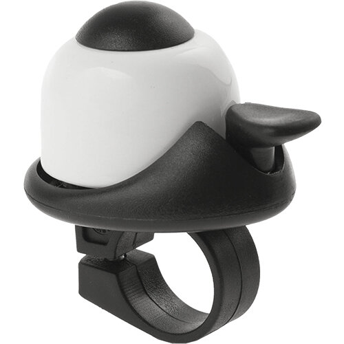 Glocke Mini Bella Design, weiß, Messingschlager, 420142