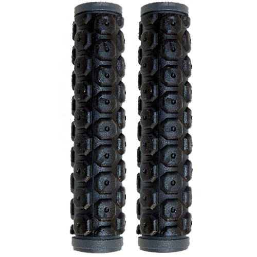 Griffe Schaumstoff VELO Ergo Eva D3, Paar 131mm/131mm, schwarz, Messingschlager, 410160
