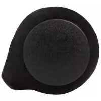 Griffe Schaumstoff VELO Ergo Eva D3, Paar 131mm/131mm, schwarz, Messingschlager, 410160