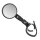 Spiegel Spy Mini, M-Wave, schwarz, Messingschlager, 270028