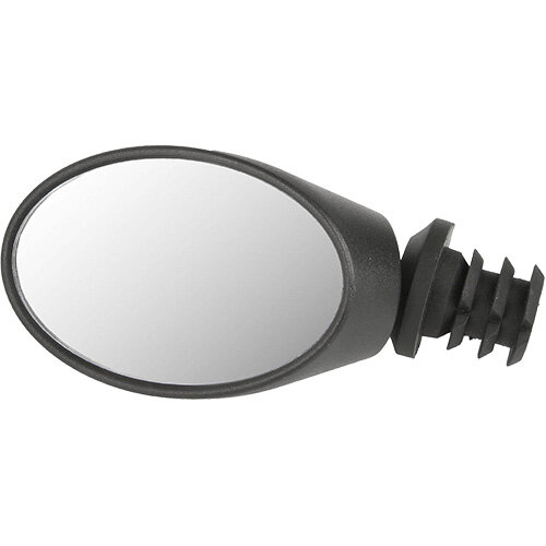 Spiegel Spy Oval, M-Wave, schwarz, Messingschlager, 270032