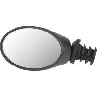 Spiegel Spy Oval, M-Wave, schwarz, Messingschlager, 270032