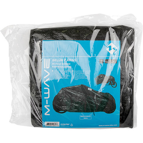 Fahrradgarage Cargo, M-Wave, schwarz, Messingschlager, 715157