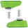 Bremsschuh V-Brake BMX, T7 Vans lime grün, Kool-Stop, VLG