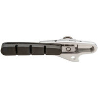 Bremsschuh M-Wave BPR-RR-Base, Rennrad schraub, symm, silber 55mm, 1 Paar, für Alufelge, Messingschlager, 361770