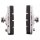 Bremsschuh M-Wave BPR-RR-Base, Rennrad schraub, symm, silber 55mm, 1 Paar, für Alufelge, Messingschlager, 361770