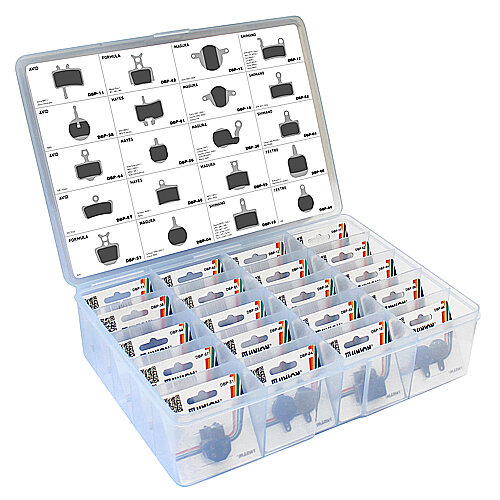 Bremsbelag Union Sortimentbox, organisch, TOP-20, Marwi, 438899