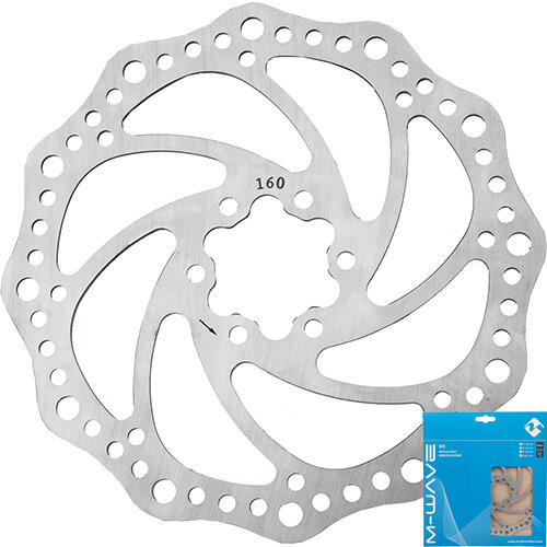 Bremsscheibe BD-160, M-Wave, 160mm, Messingschlager, 360634