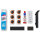 Flickzeug Set, Weldtite, inkl. 2 Reifenheber, Fasi, 206120006