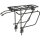 Gepäckträger Traveller High, schwarz, Aluminium, verstellbar 24-29", Messingschlager, 440120