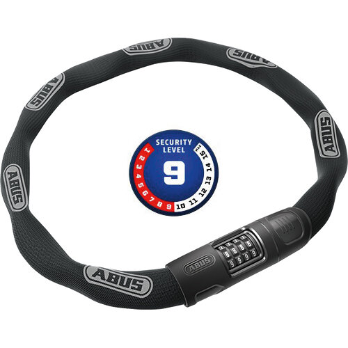 Kette 8808C, L = 85cm, Ø = 8mm, schwarz, Abus, 61490