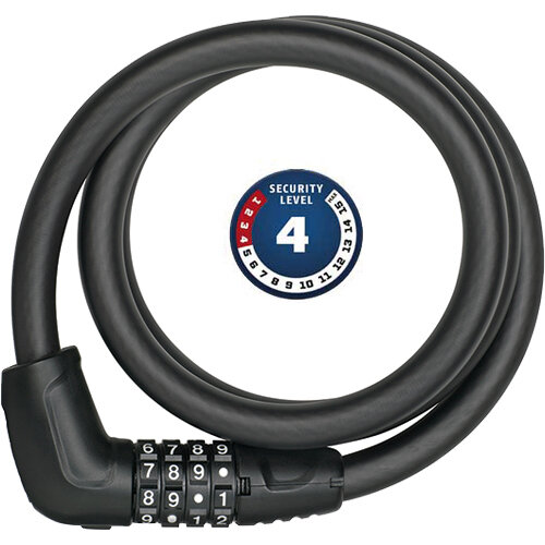 Tresor 6412C, L = 85cm, Ø = 12mm, schwarz, Abus, 40807