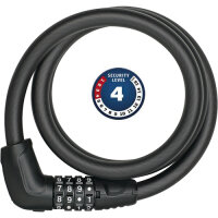 Tresor 6412C, L = 120cm, Ø = 12mm, schwarz, Abus,...