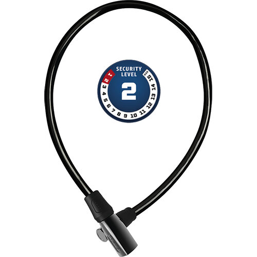 4408K, L = 65cm, Ø 8mm, schwarz, Abus, 40790