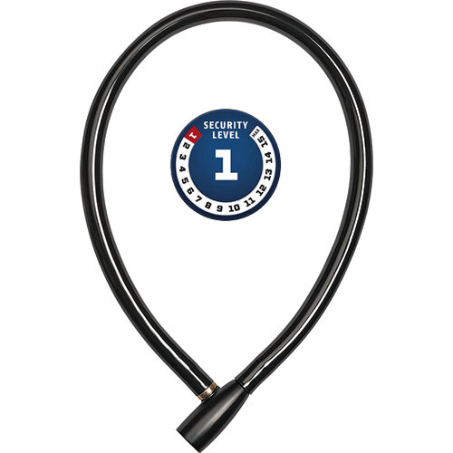 3406K, L = 55cm, Ø 6mm, schwarz, Abus, 40782