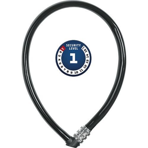 3406C, L = 55cm, Ø 6mm, schwarz, Abus, 40787