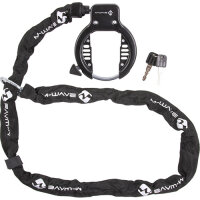 Rahmenschloss Ringchain, 63mm, M-Wave, mit Kette 1.500mm,...