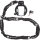 Rahmenschloss Ringchain, 63mm, M-Wave, mit Kette 1.500mm, Messingschlager, 231458
