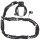 Rahmenschloss Ringchain, 63mm, M-Wave, mit Kette 1.500mm, Messingschlager, 231458