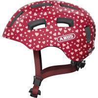 Youn-I 2.0 cherry heart, S=48-54cm, Abus Helme, 63808