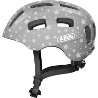 Youn-I 2.0 grey star, S=48-54cm, Abus Helme, 63810