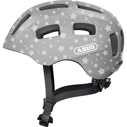 Youn-I 2.0 grey star, M=52-57cm, Abus Helme, 63811