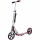 City Scooter Big Wheel Hudora Alu 8" 205RX schwarz/silber/rot 205mm RX-design