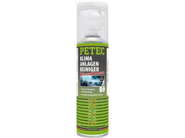 Petec Klimaanlagenreiniger Spray, Zitrus-Schaum  Spray