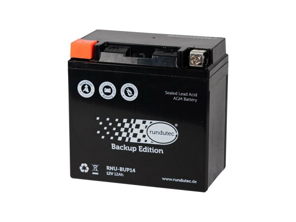RUNDUTEC Batterie "Backup Edition", AGM-Tec