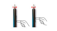 KS-TOOLS Schraubendrehersatz Akku, USB, Feinmechan...