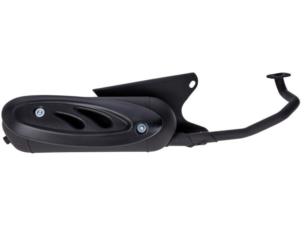 TECNIGAS Schalldämpfer "Maxi 4" Stahl. Auspuffreih schwarz