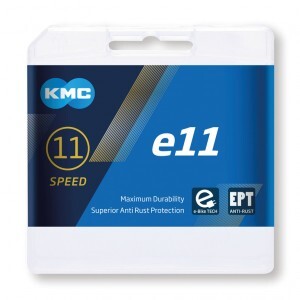 KMC Kette e11 EPT, 11-fach, 136 Glieder, dark silver