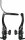 SHIMANO V-Brake "BR-T4000" SB-verpackt, 16 + 25 mm vorn, schwarz